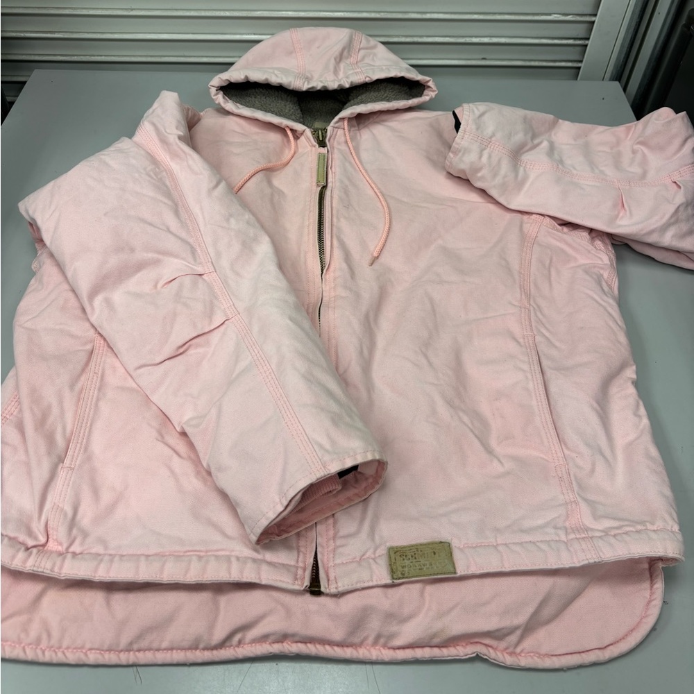 Pink utility jacket